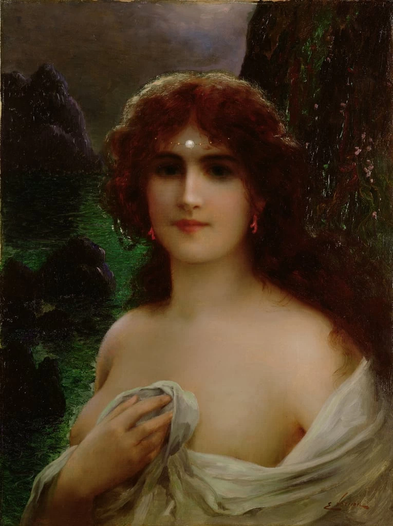  Émile Jean Horace Vernet-232-Ritratto di donna